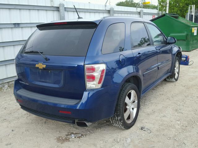 2CNDL937086319936 - 2008 CHEVROLET EQUINOX SP BLUE photo 4