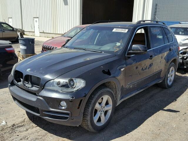 5UXFE83597LZ40385 - 2007 BMW X5 4.8I BLACK photo 2