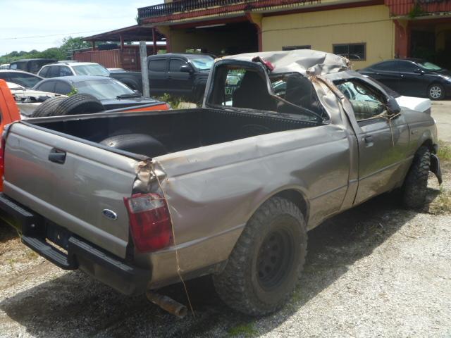 1FTYR10U95PA83881 - 2005 FORD RANGER BEIGE photo 4