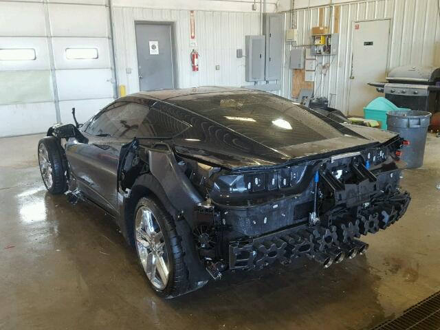 1G1YM2D79E5119372 - 2014 CHEVROLET CORVETTE 3 BLACK photo 3