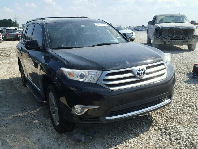 5TDYK3EH3DS117765 - 2013 TOYOTA HIGHLANDER BLACK photo 1