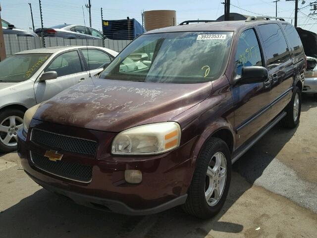 1GNDV23118D191118 - 2008 CHEVROLET UPLANDER L BURGUNDY photo 2