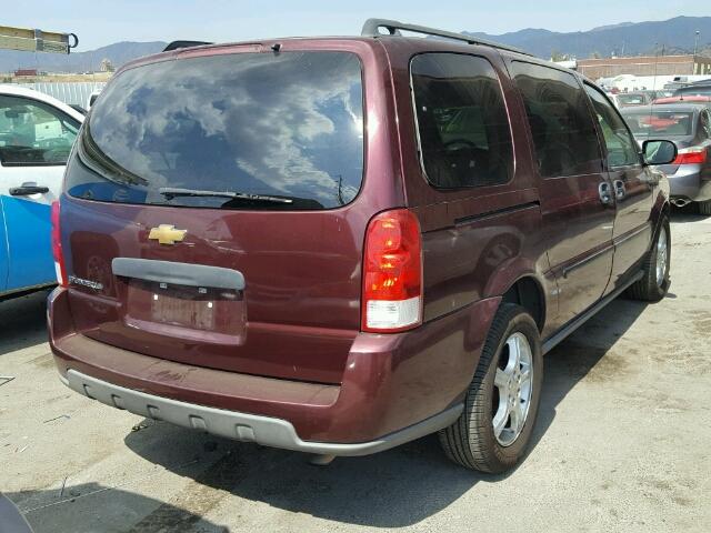 1GNDV23118D191118 - 2008 CHEVROLET UPLANDER L 勃艮第红 照片 4