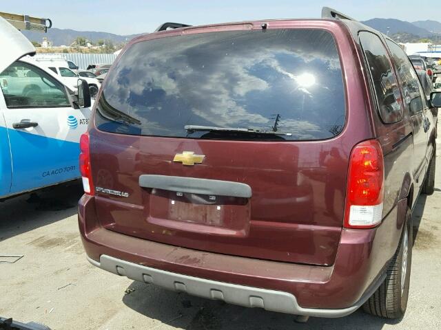 1GNDV23118D191118 - 2008 CHEVROLET UPLANDER L BURGUNDY photo 9