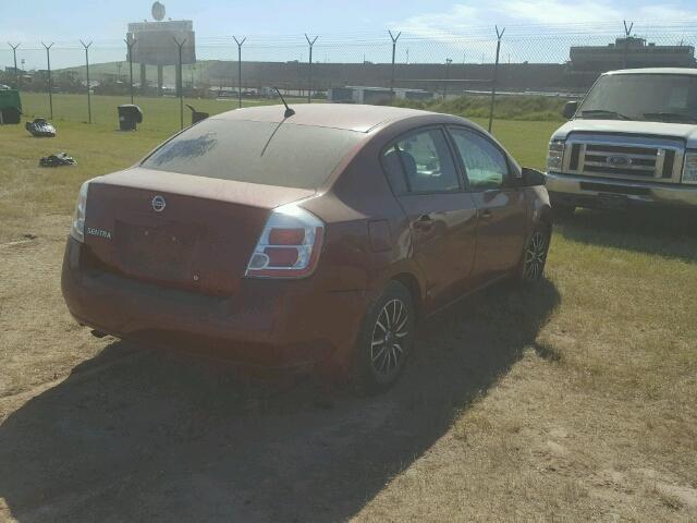 3N1AB61E38L694891 - 2008 NISSAN SENTRA 2.0 MAROON photo 4