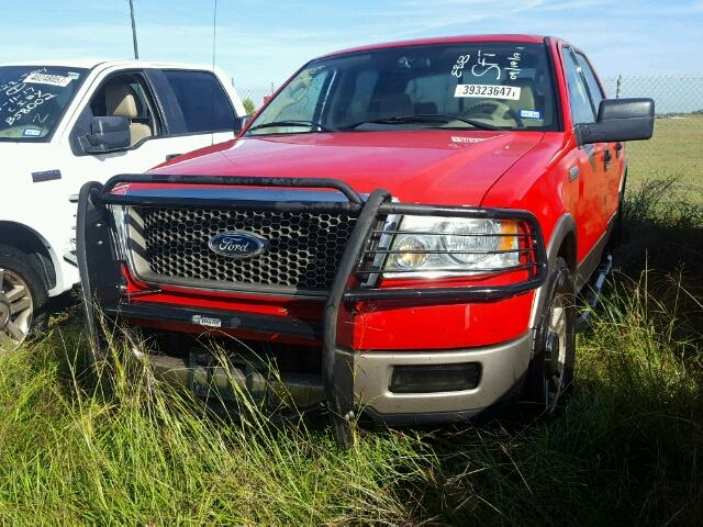 1FTPW12515KB72576 - 2005 FORD F150 SUPER RED photo 2