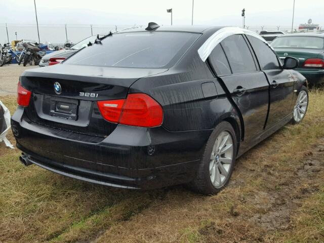 WBAPH7G50BNN06917 - 2011 BMW 328 BLACK photo 4