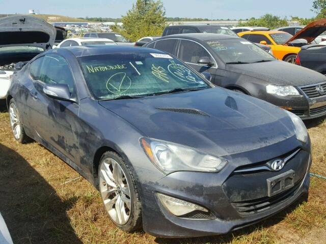 KMHHU6KJ9EU120018 - 2014 HYUNDAI GENESIS CO GRAY photo 1