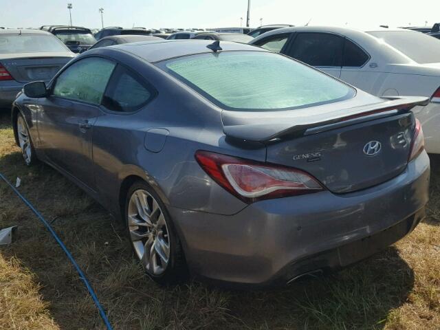 KMHHU6KJ9EU120018 - 2014 HYUNDAI GENESIS CO GRAY photo 3