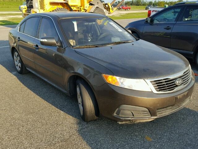 KNAGE228995322485 - 2009 KIA OPTIMA LX BROWN photo 1