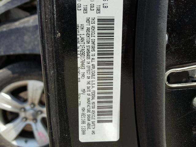 1J4NT1FA2BD170403 - 2011 JEEP COMPASS SP 黑色 照片 10