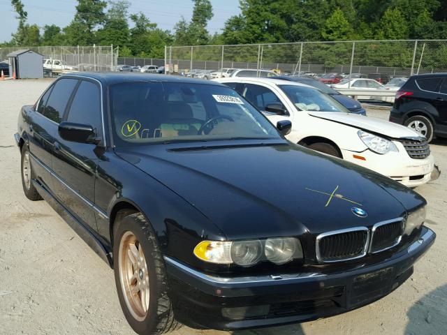 WBAGH83451DP31793 - 2001 BMW 740 IL BLACK photo 1