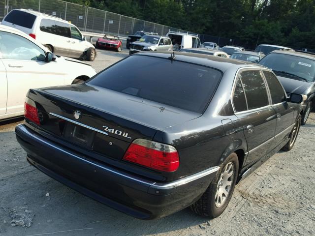 WBAGH83451DP31793 - 2001 BMW 740 IL BLACK photo 4