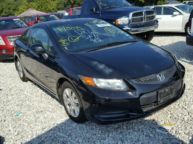 2HGFG3B5XCH553479 - 2012 HONDA CIVIC BLACK photo 1