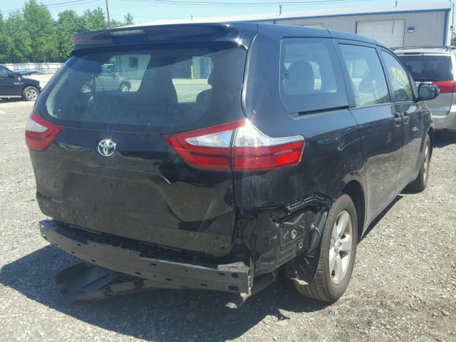 5TDZK3DCXFS562775 - 2015 TOYOTA SIENNA BAS BLACK photo 4