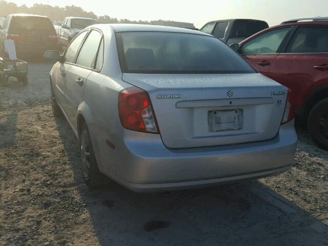 KL5JD56Z27K638279 - 2007 SUZUKI FORENZA SILVER photo 3