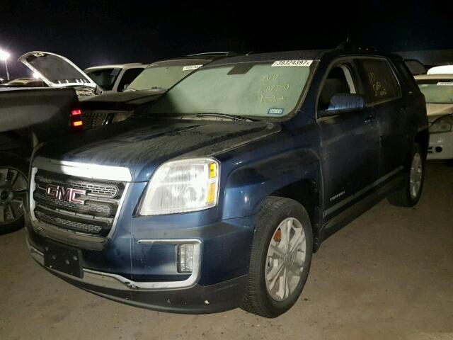 2GKALNEK8H6175915 - 2017 GMC TERRAIN SL BLUE photo 2