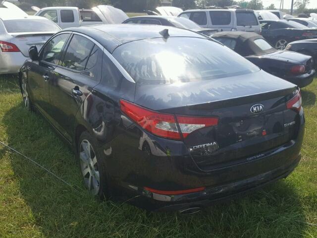 5XXGR4A63DG109779 - 2013 KIA OPTIMA SX BLACK photo 3