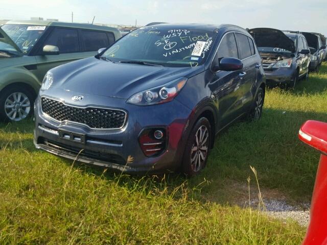 KNDPN3AC3H7178059 - 2017 KIA SPORTAGE E BLUE photo 2