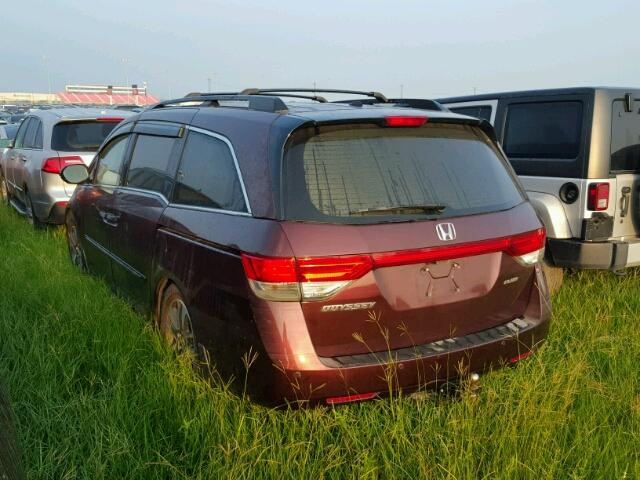 5FNRL5H96EB083831 - 2014 HONDA ODYSSEY TO BURGUNDY photo 3