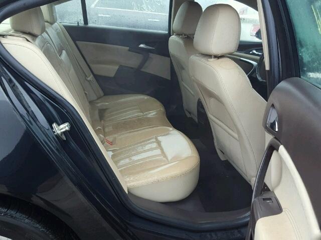 W04GP5ECXB1073068 - 2011 BUICK REGAL BLACK photo 6