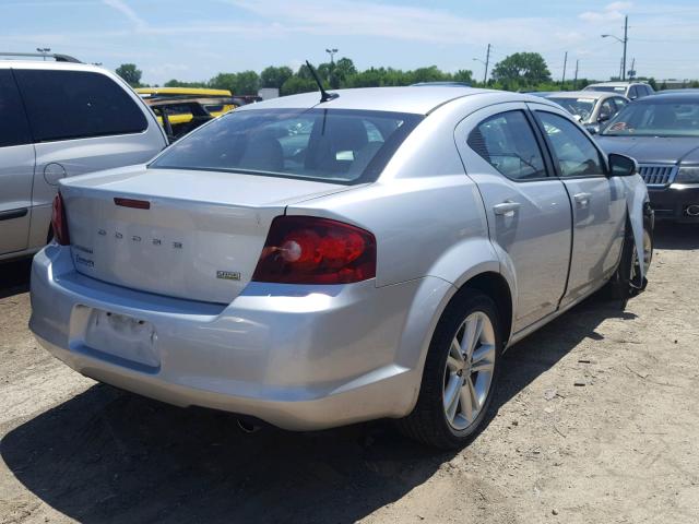 1B3BD2FG5BN591575 - 2011 DODGE AVENGER LU SILVER photo 4