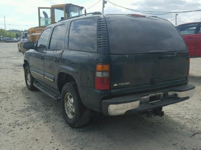 1GNEC13V13J125718 - 2003 CHEVROLET TAHOE C150 GREEN photo 3