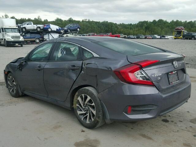 2HGFC2F75GH514354 - 2016 HONDA CIVIC EX GRAY photo 3