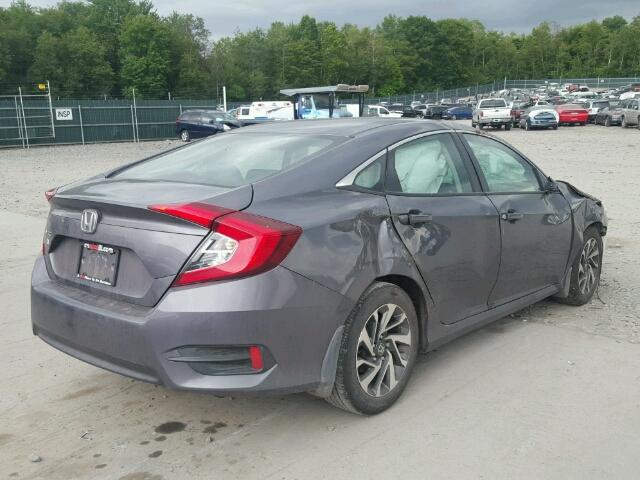 2HGFC2F75GH514354 - 2016 HONDA CIVIC EX GRAY photo 4