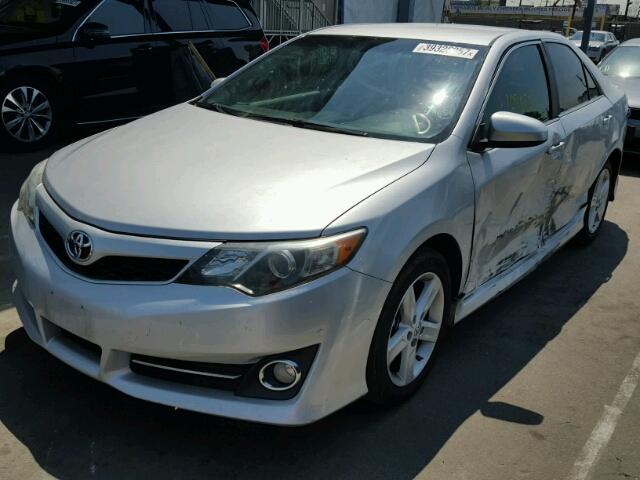 4T1BF1FKXDU240091 - 2013 TOYOTA CAMRY L SILVER photo 2