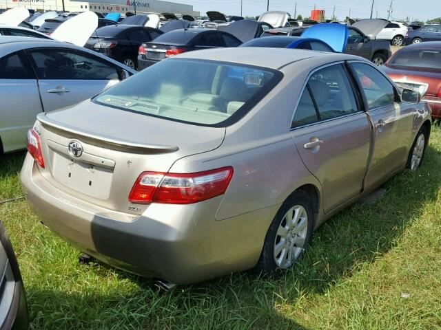 4T1BK46K47U528285 - 2007 TOYOTA CAMRY NEW GOLD photo 4