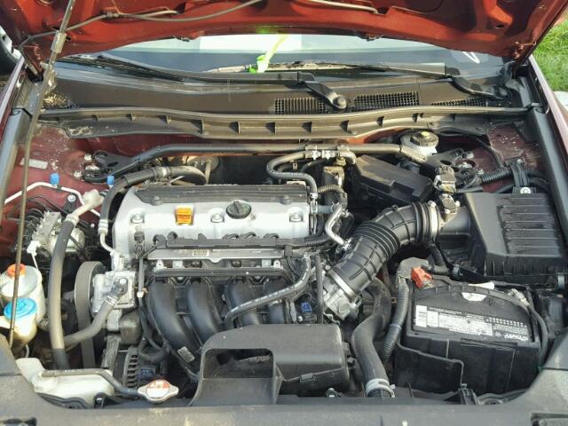 1HGCP2F86AA109755 - 2010 HONDA ACCORD MAROON photo 7