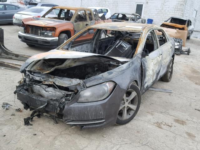 1G1ZC5EU8CF397748 - 2012 CHEVROLET MALIBU 1LT 烧焦的 照片 2
