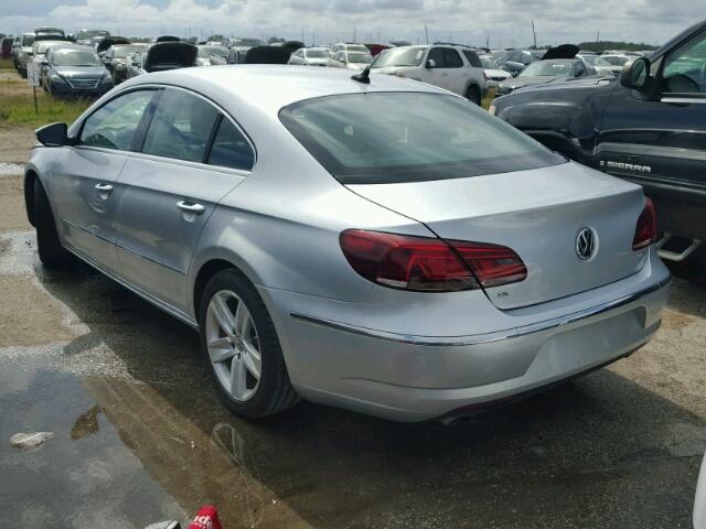 WVWBP7AN0EE528994 - 2014 VOLKSWAGEN CC SILVER photo 3