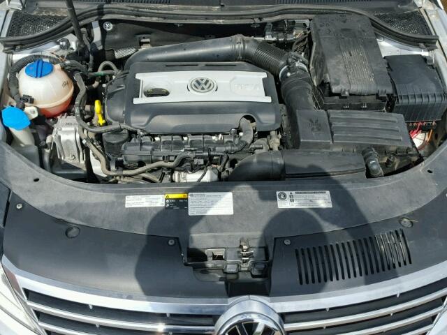 WVWBP7AN0EE528994 - 2014 VOLKSWAGEN CC SILVER photo 7