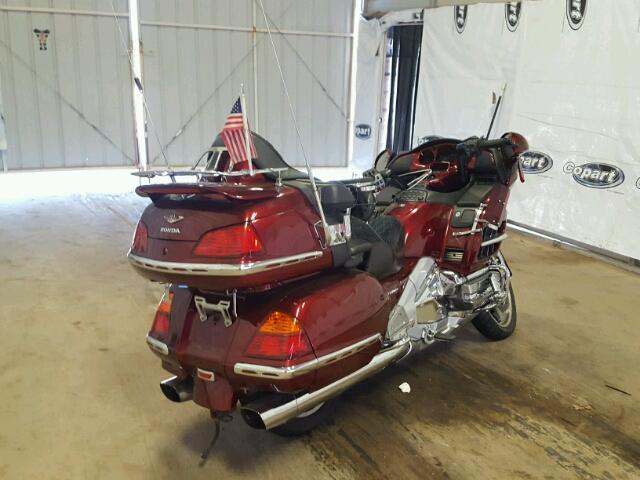 1HFSC47465A410244 - 2005 HONDA GL1800 A RED photo 4