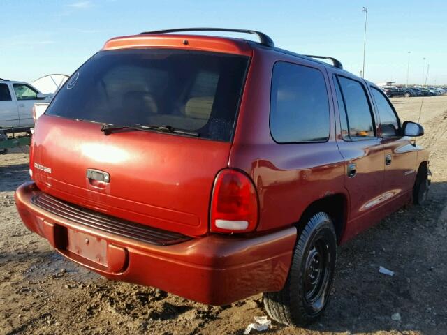 1B4HR28Y8XF522314 - 1999 DODGE DURANGO RED photo 4