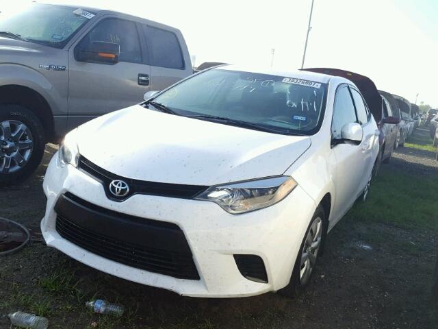 5YFBURHE5EP086663 - 2014 TOYOTA COROLLA L WHITE photo 2