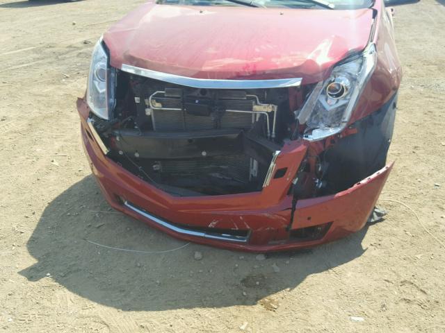 3GYFNGE30ES580318 - 2014 CADILLAC SRX PREMIU RED photo 9