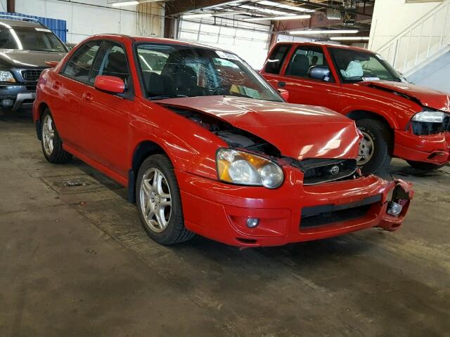 JF1GD67554H510882 - 2004 SUBARU IMPREZA RS RED photo 1