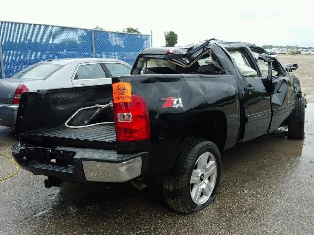 3GCPKSE38BG376905 - 2011 CHEVROLET SILVERADO BLACK photo 4