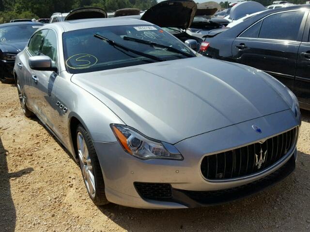 ZAM56RRA7E1076753 - 2014 MASERATI QUATTROPOR GRAY photo 1