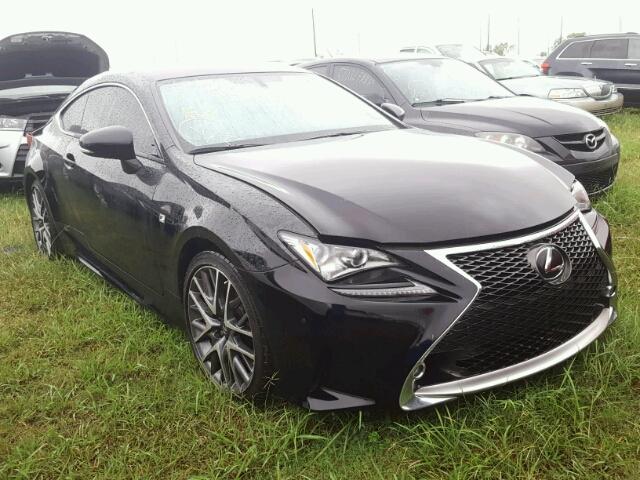 JTHHE5BC5F5009909 - 2015 LEXUS RC BLACK photo 1