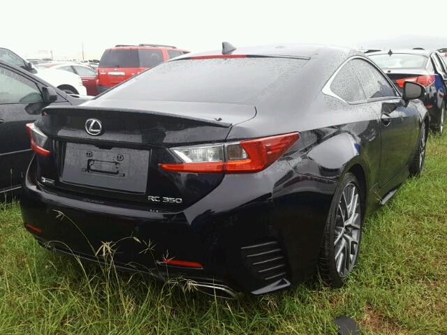 JTHHE5BC5F5009909 - 2015 LEXUS RC BLACK photo 4