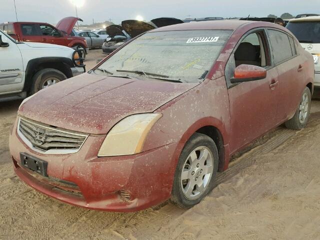 3N1AB6AP0BL639047 - 2011 NISSAN SENTRA 2.0 BURGUNDY photo 2