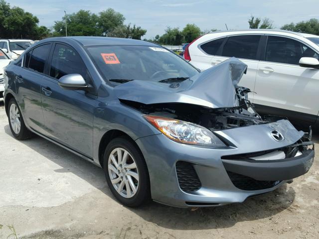 JM1BL1V76C1555755 - 2012 MAZDA 3 I BLUE photo 1