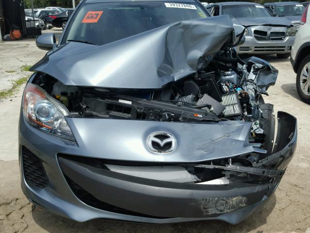 JM1BL1V76C1555755 - 2012 MAZDA 3 I BLUE photo 9