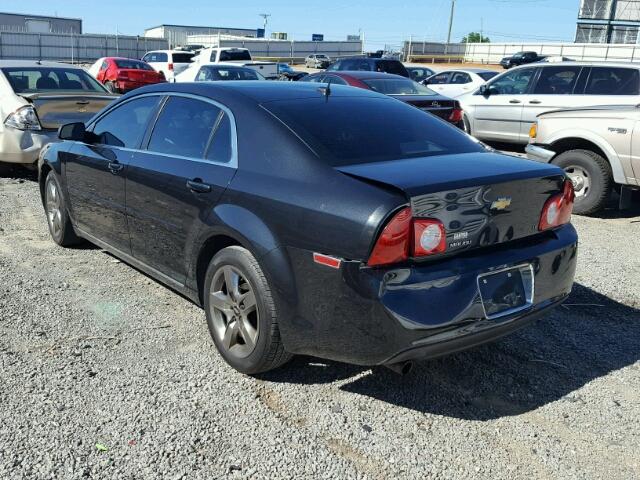 1G1ZH57B39F257127 - 2009 CHEVROLET MALIBU 1LT BLACK photo 3