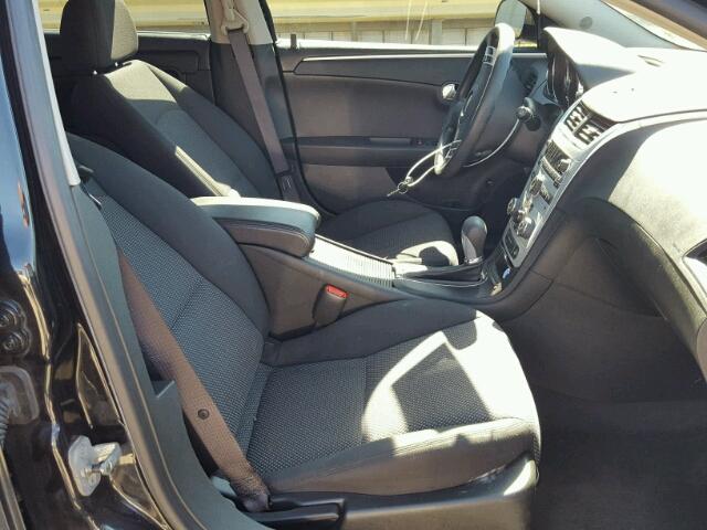 1G1ZH57B39F257127 - 2009 CHEVROLET MALIBU 1LT BLACK photo 5