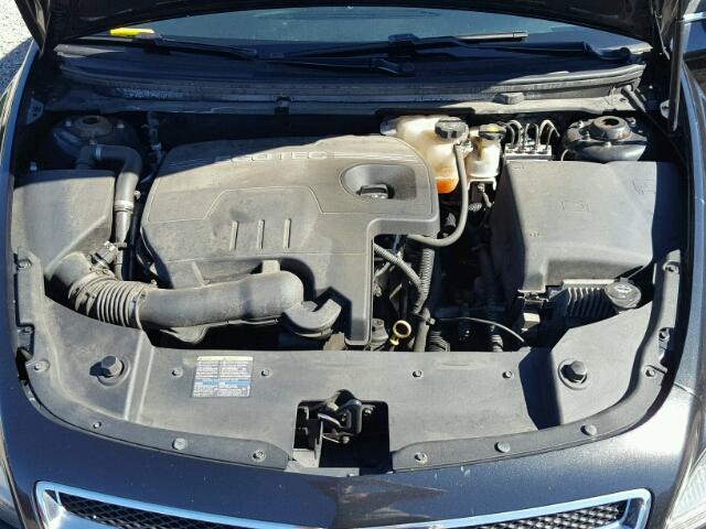 1G1ZH57B39F257127 - 2009 CHEVROLET MALIBU 1LT BLACK photo 7